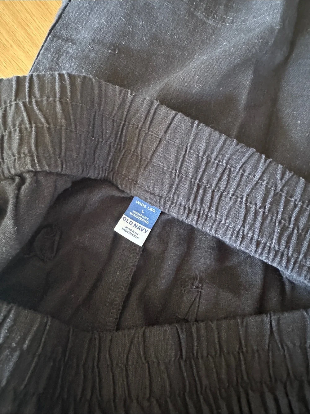 Old Navy Black linen pants